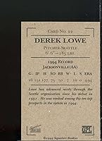 Vista 2 de Derek Lowe Card 1995 Signature Rookies Old Judge Firmas #22