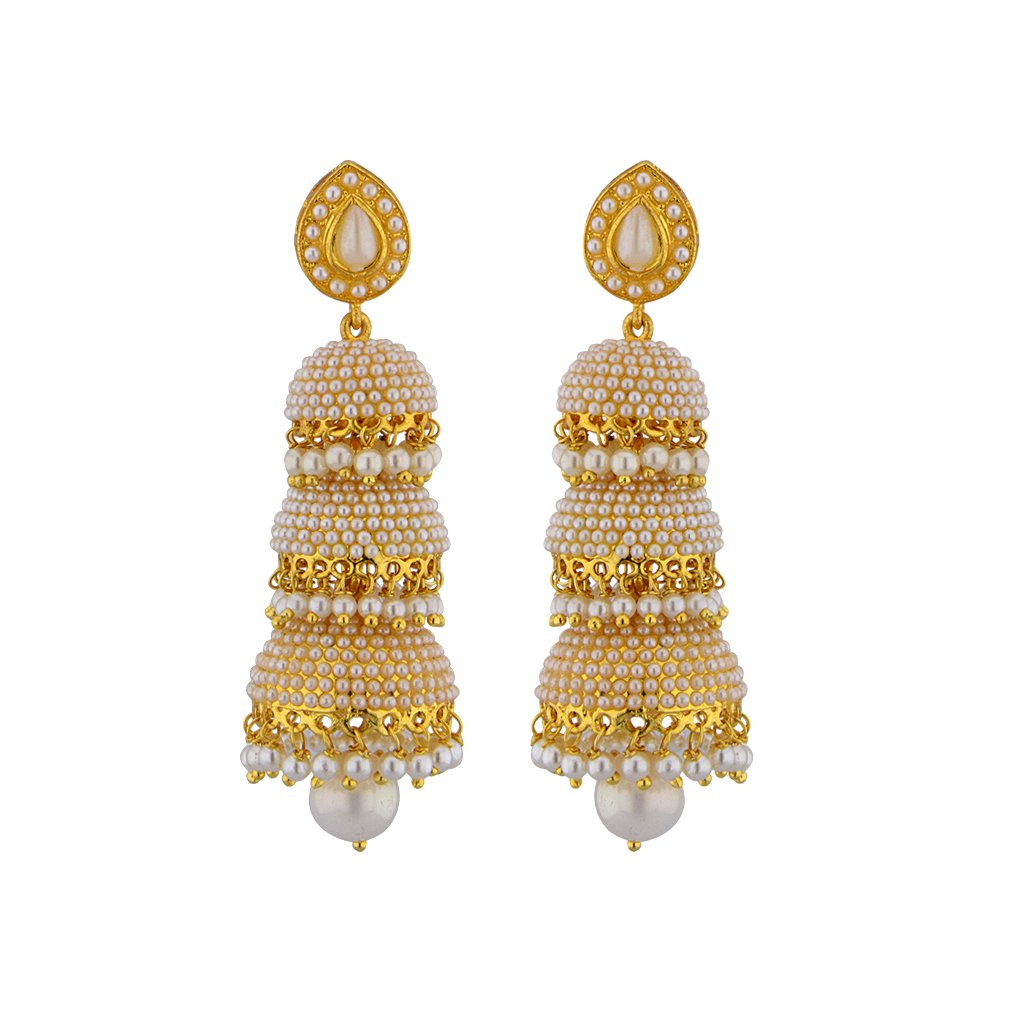 See full amazon price history chart for Sri Jagdamba Pearls Dealer Traditional Pearl Jhumkis For Women Sri Jagdamba Pearls Dealer Traditional Pearl Jhumkis For Women (B0171E8YTG) Amazon Price History, Amazon Price Tracker