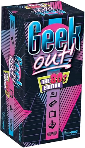 Miniatura 3 de Geek Out! - Edición de los 80, juego de fiesta de cultura pop, divertido juego de bluffing para adultos, familiar, nostalgia clásica de los 80,