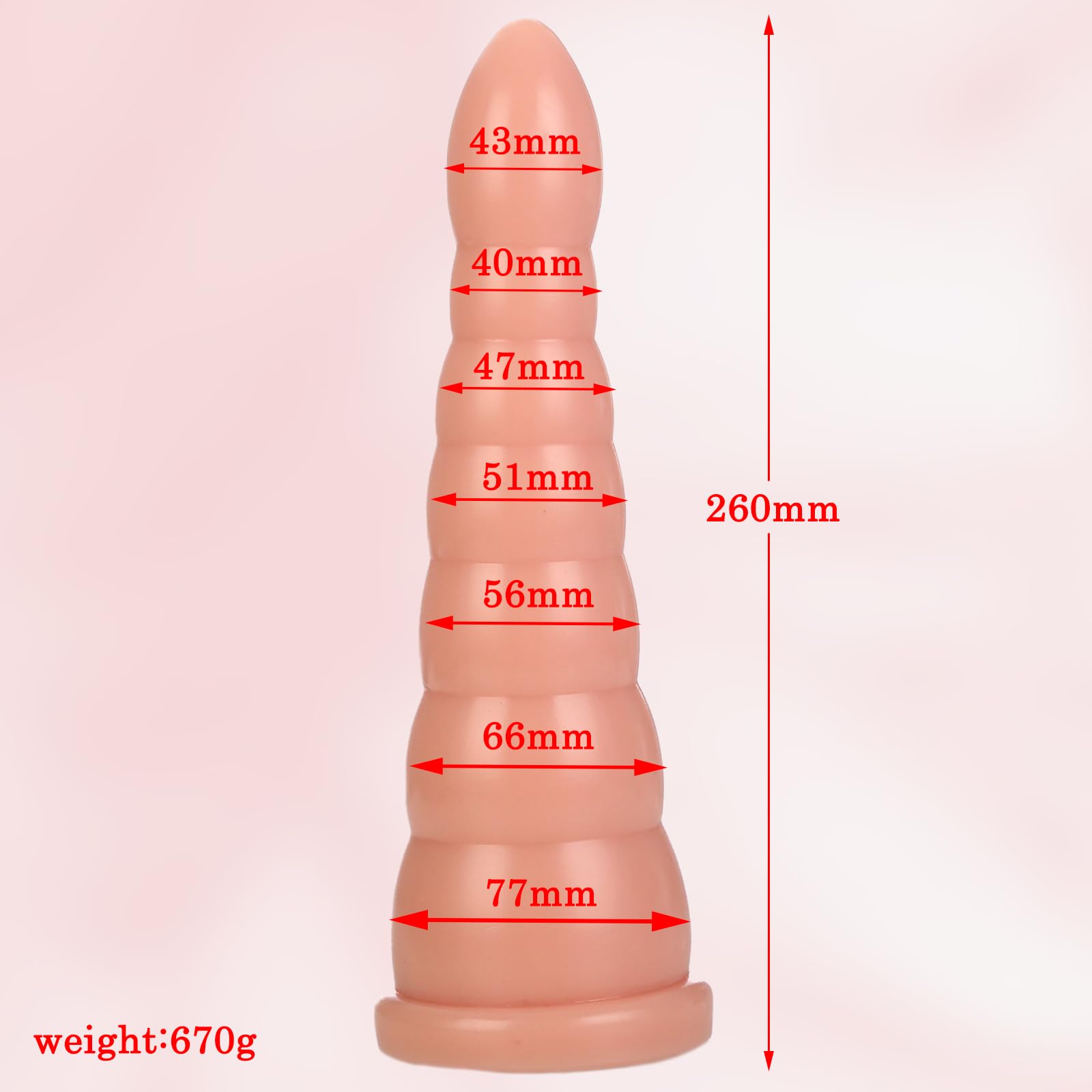 BDSMJOY Palline anali per uomo e donna, Plug Anale Catena anale di Sex toys Plug Analesex, Dildo Butt Plug Anali Silicone Giocattoli, Sex Toys Plug Anale-Dilatatore Uomo (Colore della carne)