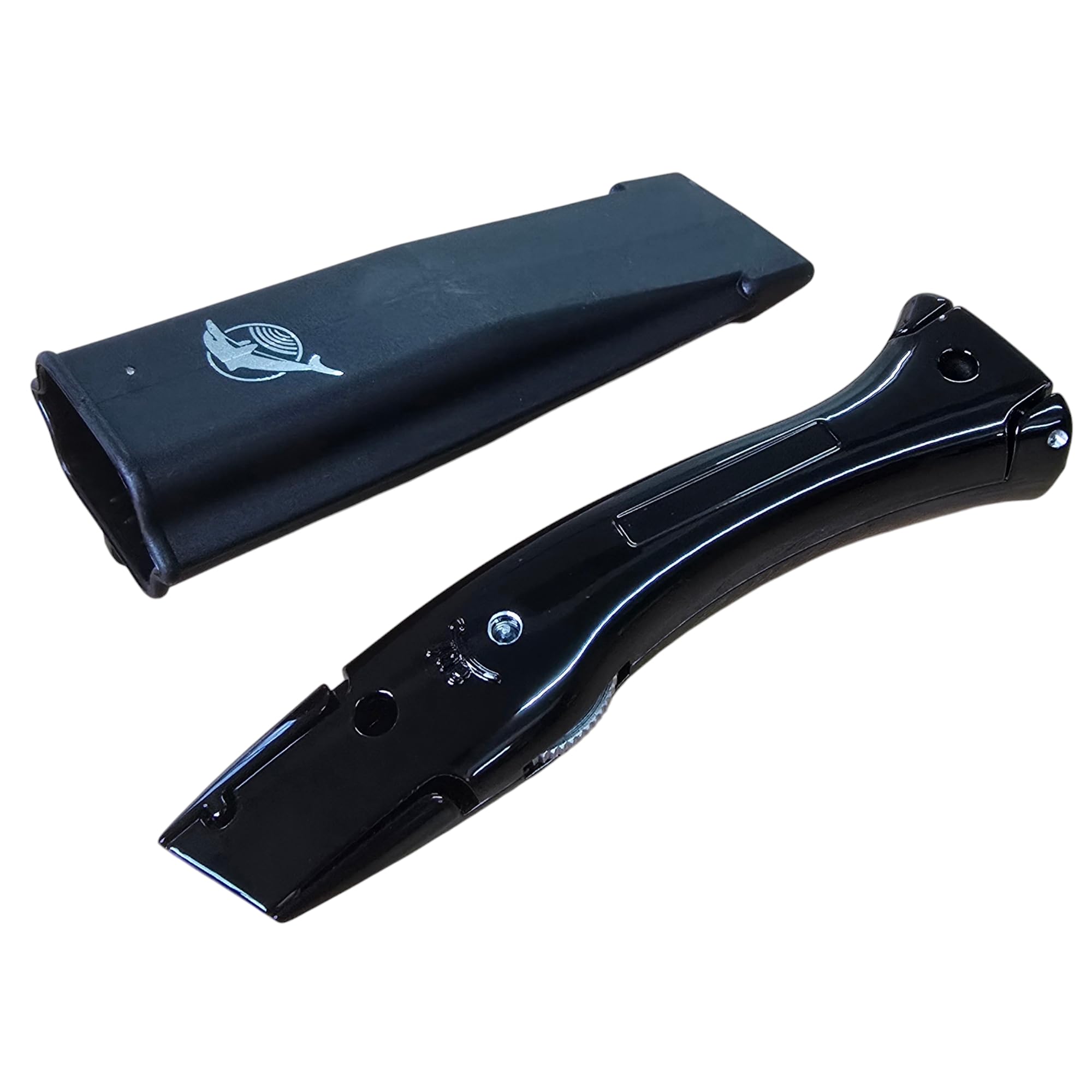 Dolphin Poignée de coupe de moquette avec étui, noir – Sans lames PTL®