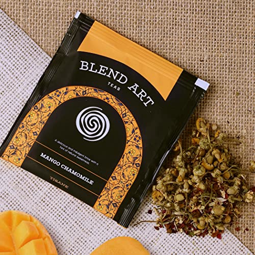 Image of Blendart Mango Chamomile Flower Herbal Tea 15 Tea Bags