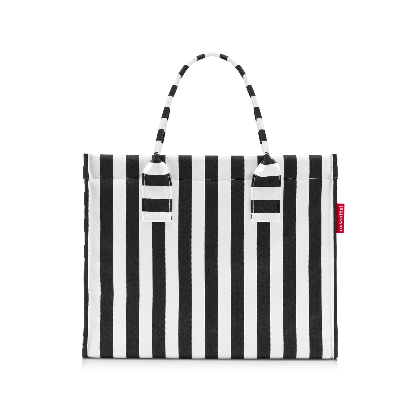 reisenthel Daily Shopper - Modern, Straightforward Shopper for Any Occasion - Practical Handbag, Large Enough for Your Shopping and Everyday Items, Summerstripes Black, standard size, Modern