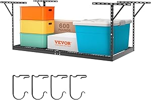 VEVOR Overhead Garage Storage Rack: The Ultimate Solution to Garage Overload