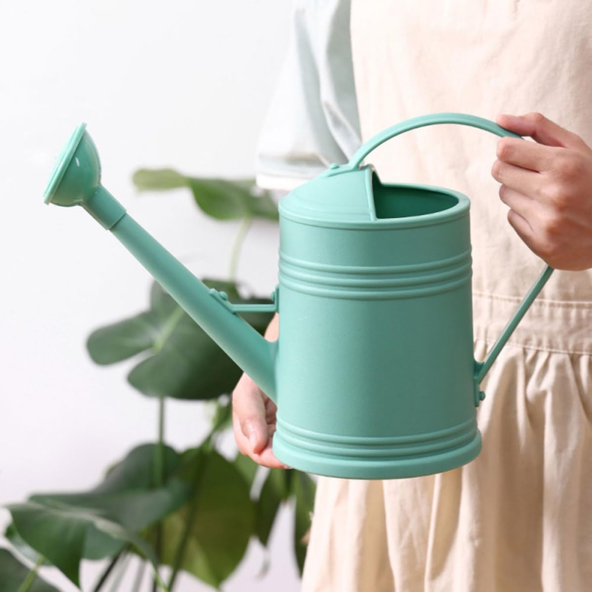 Regadera de Interior para Jardín Capacidad 2l, Resistente al Desgaste y Cómoda para Regar Plantas y Flores en Macetas