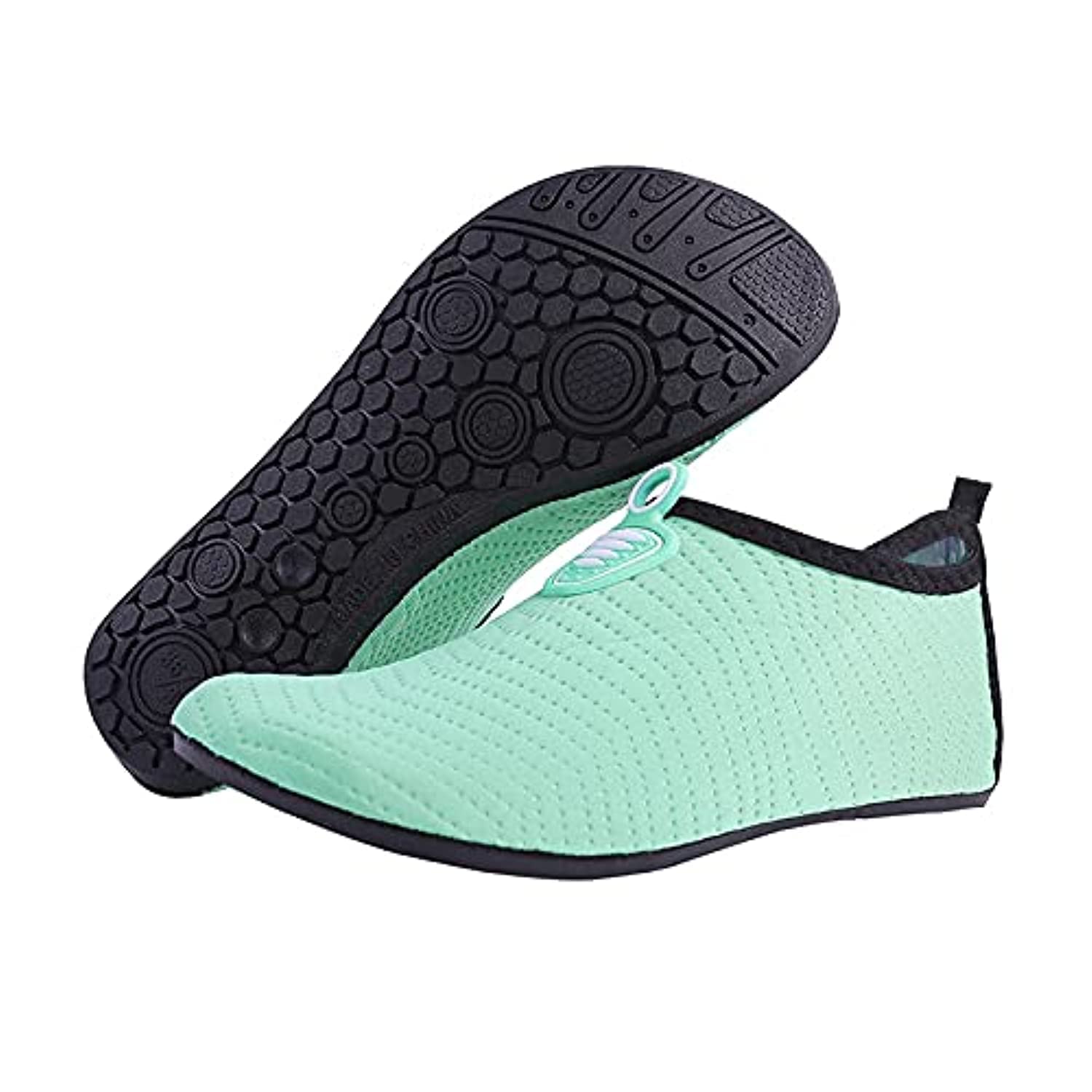 通用THERESA Water Shoes Womens and Mens Quick-Dry Aqua Socks Barefoot for Outdoor Beach Swim Surf Yoga Exercise