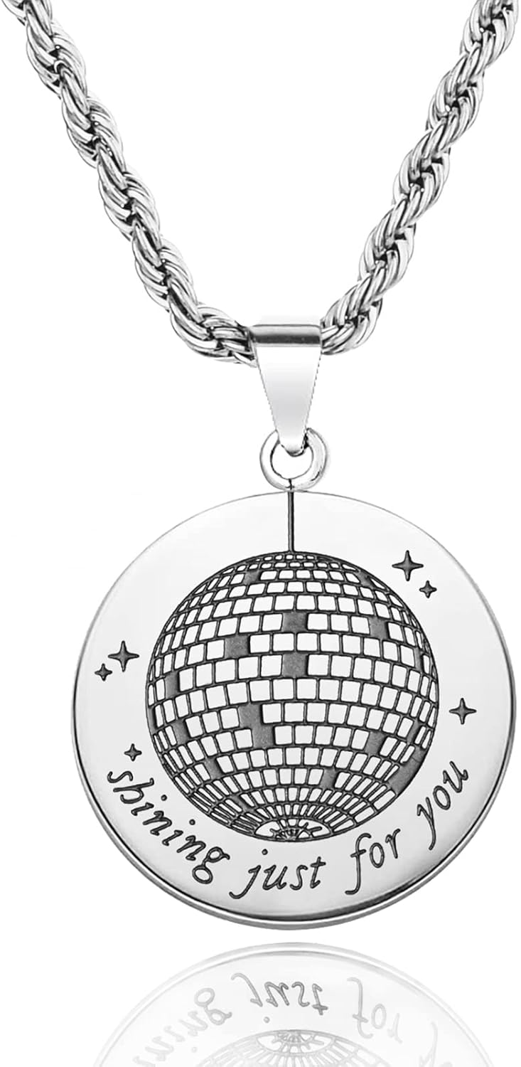 Shining Mirrorball Necklace Taylor Merch Jewelry Swiftie