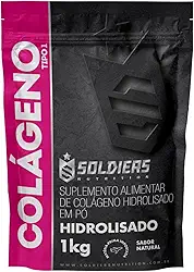 Colágeno Hidrolisado Tipo 1-1Kg - 100% Pura Importado - Soldiers Nutrition