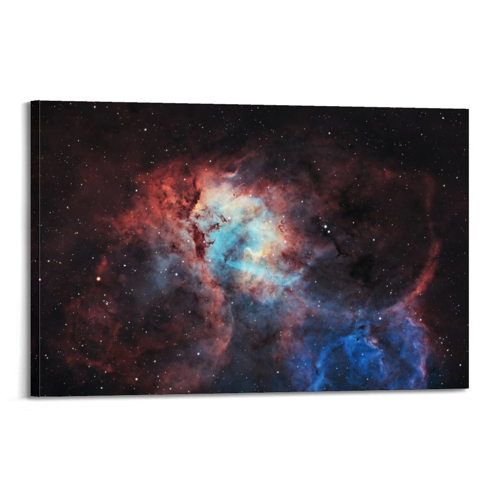OKAHYS Lion Nebula Planet Space Poster Decorative Painting Canvas Wall Artworks Picture 24x36inch(60x90cm)