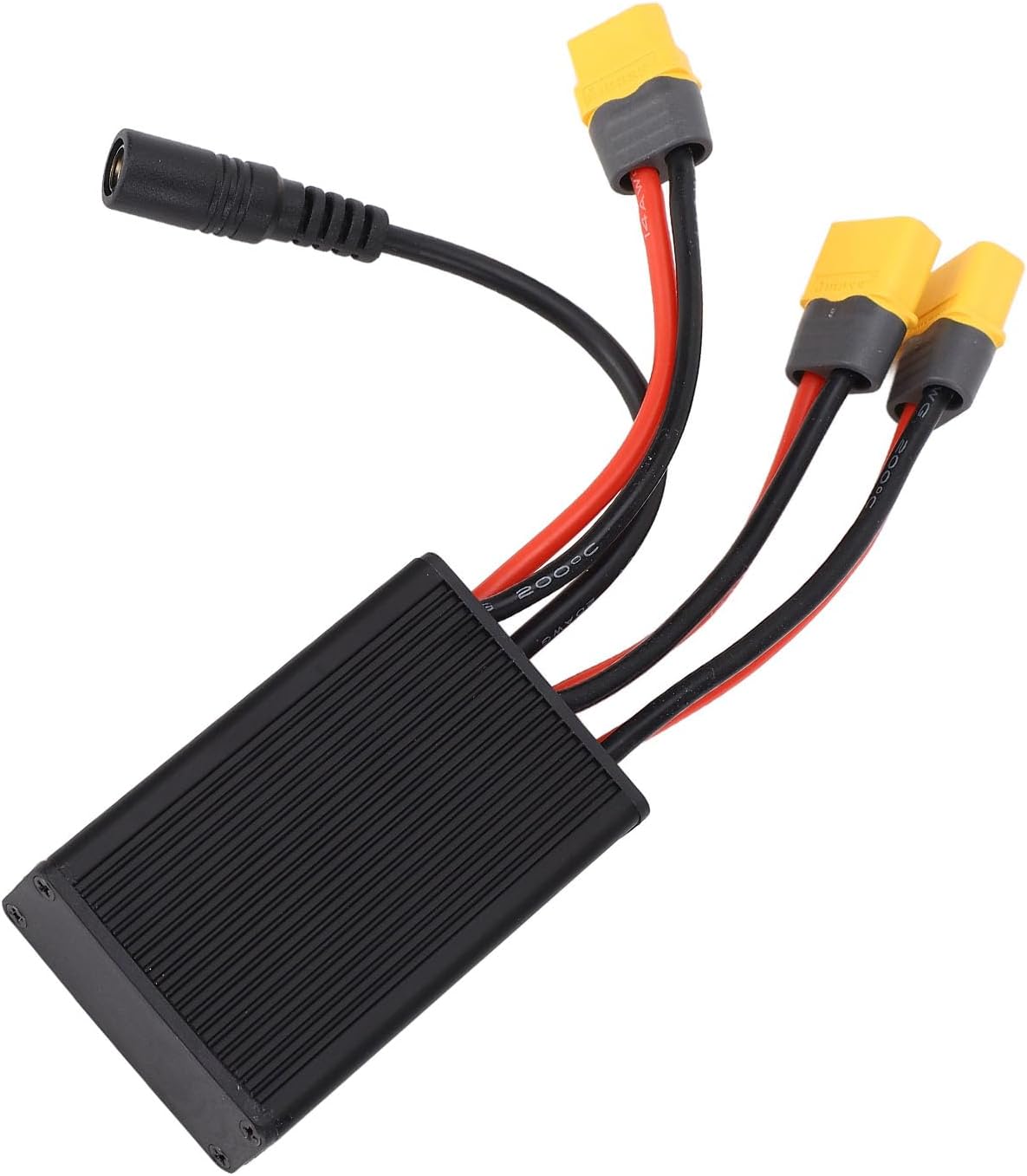 Double Battery Discharge Converter, Dual Battery Pack Switch Balancer XT60H Connector 40A for Electric Vehicles with Parallel