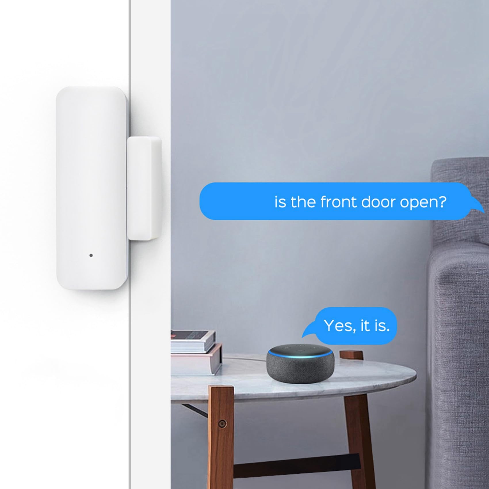 4X TUYA Zigbee 3.0 TüR Sensor ZigBee 3.0 Kabellose Verbindung Multifunktions für Hub App