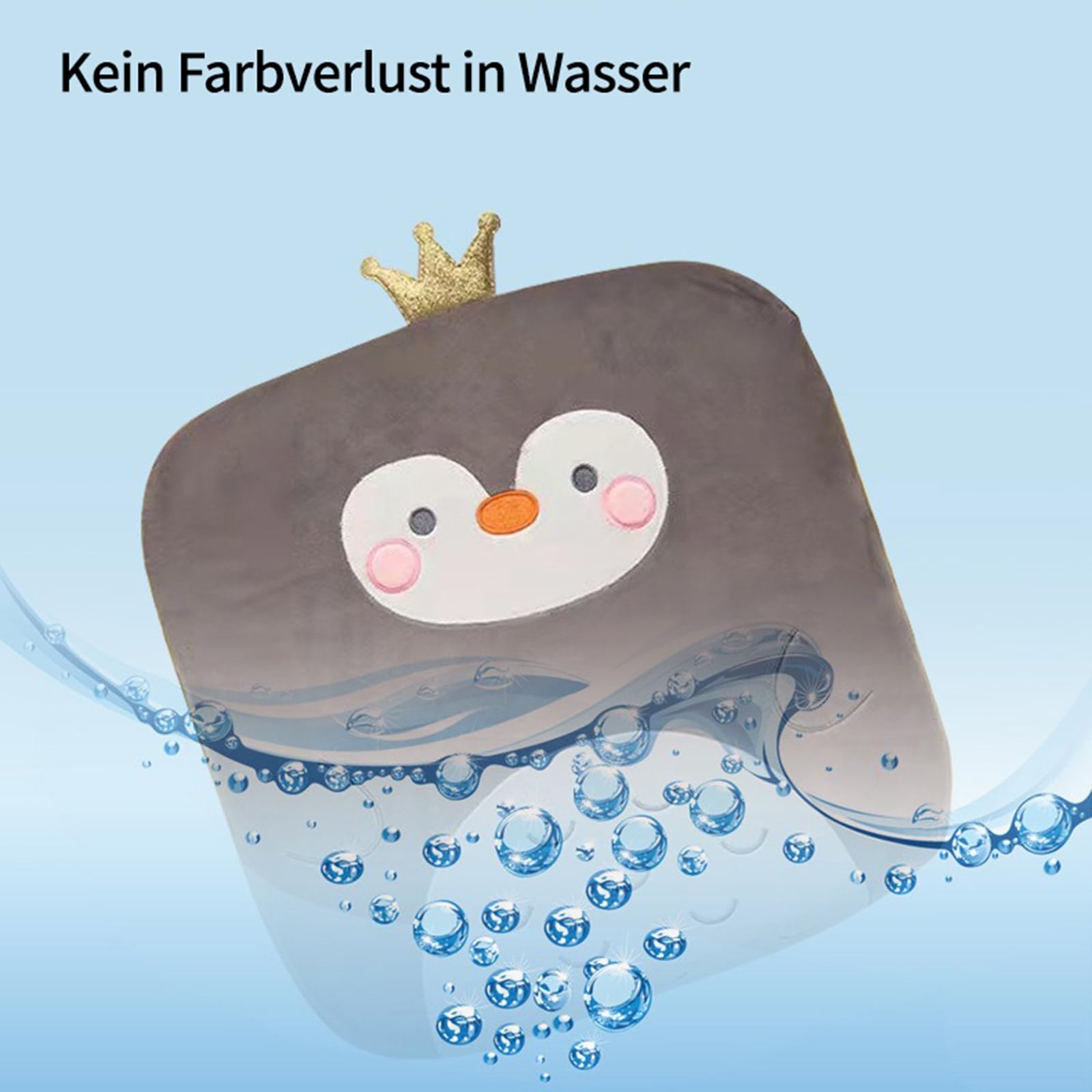 Sitzkissen Kinder Stuhlkissen, Cartoon Tier Sitzkissen Stuhl Sitzpolster mit Abnehmbarer Bezug, Bodenkissen Tatami-Sitzkissen für Büro Auto Hause Schule (Braunbär,40 * 40cm)