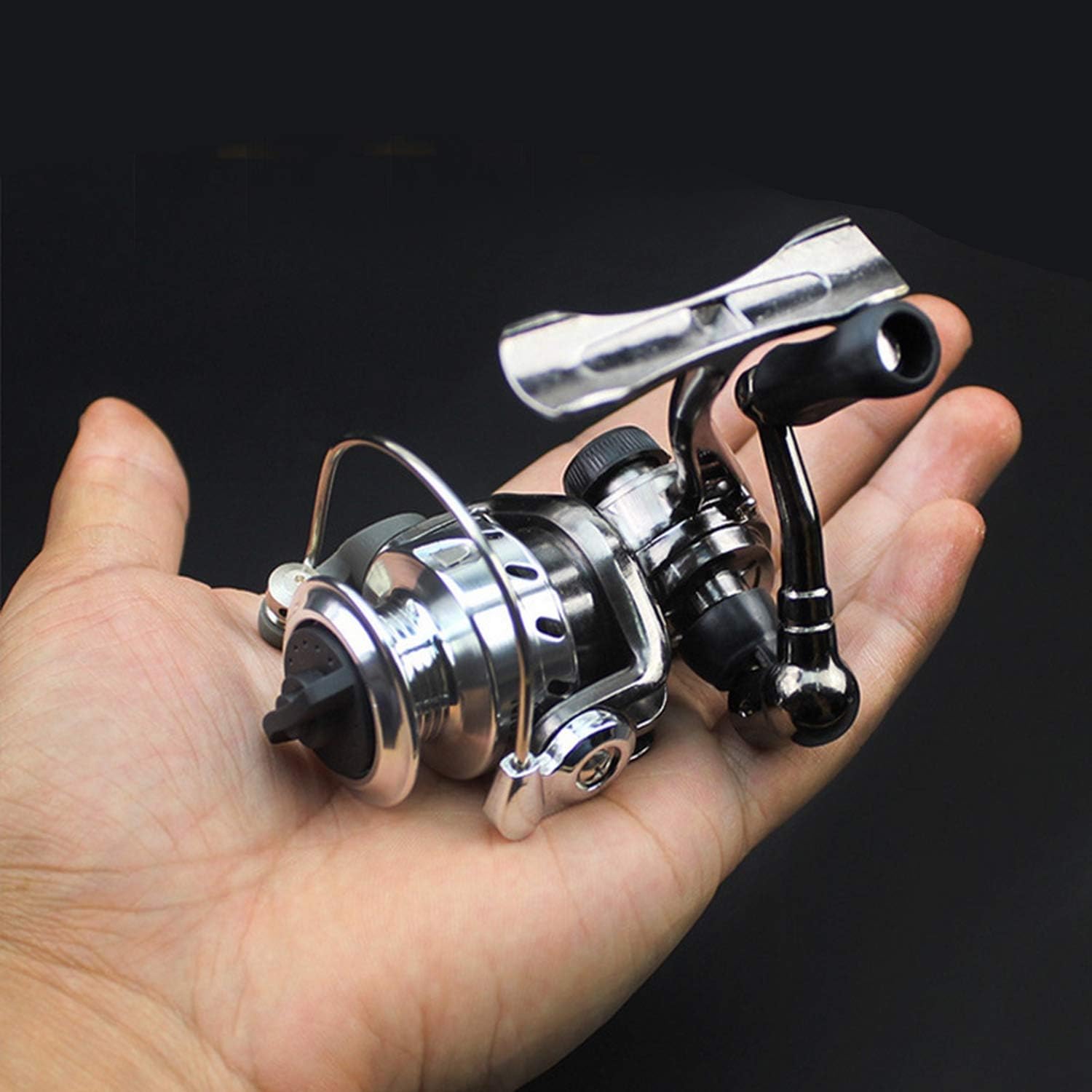 Porta ミニフルメタル小型スピニングリール釣りメタルウルトラライト小型スピニングアイスローラーマイクロわーい海ロッド釣りリール 当店一番人気