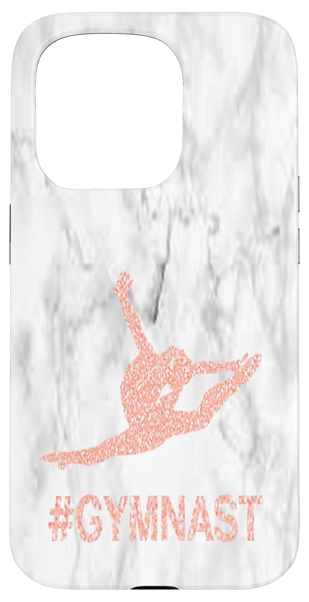 iPhone 15 Pro Rose Pink Gymnast Gymnastics Gift for Girls and Teens Case