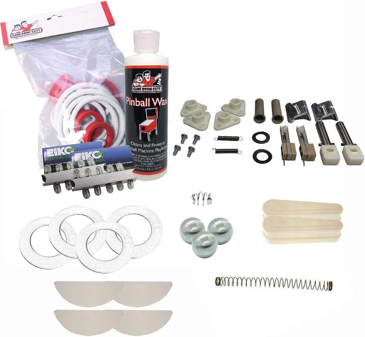 Game Room Guys 1982 Gottlieb Striker Pinball White Premium Maintenance Kit