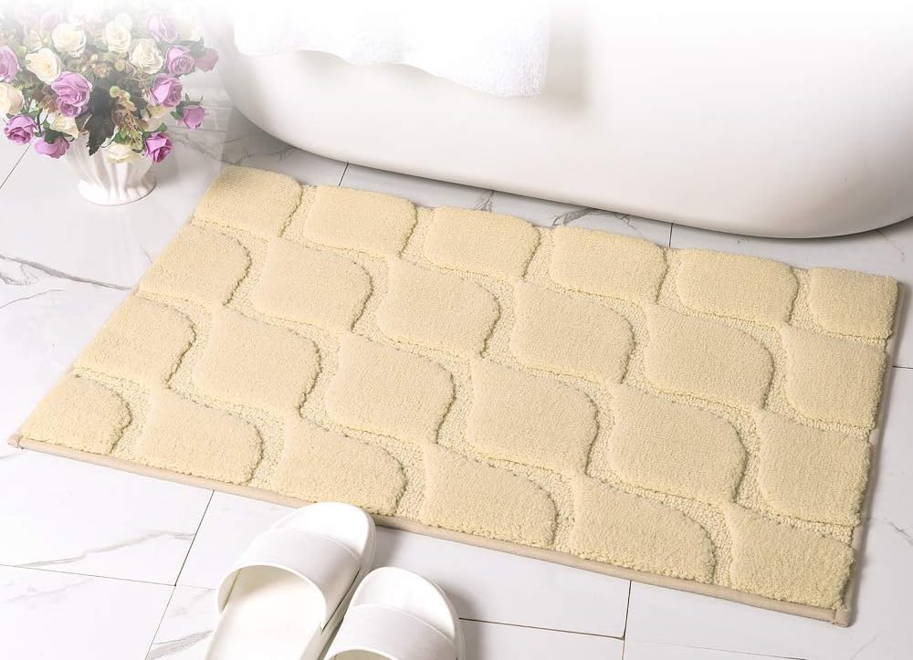 Small Bath Rugs for Bathroom Mats Non Slip Microfiber High