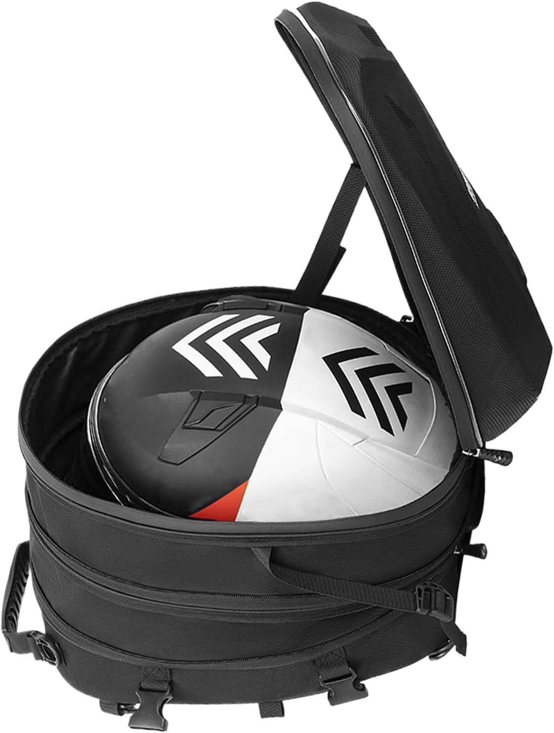 バイク リアシート カバン - 拡張可能 20L-28L ハードシェル ハンドバッグ | 防水 バイク ラゲッジ バッグ - スクー