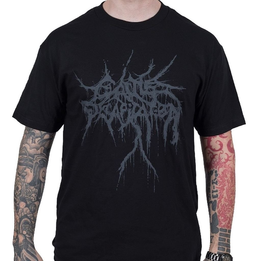 Cattle Decapitation Black on Black Logo T-Shirt