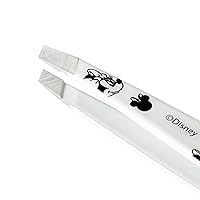 Vista 4 de Tweezerman Disney Mickey Mouse & Minnie Mouse Just Imagine Pinzas inclinadas - Pinzas para cejas para mujeres y hombres