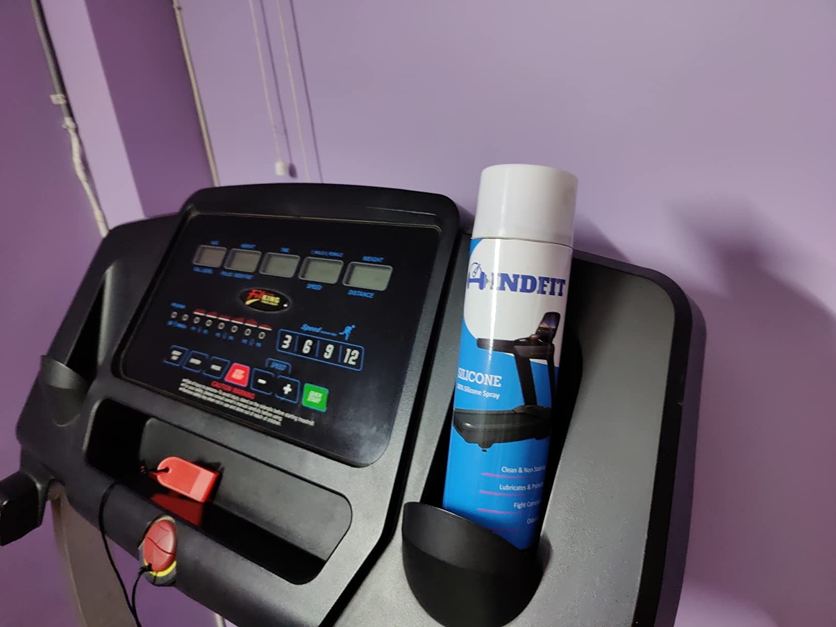 INDFIT® Treadmill Lubricant Spray 100 Silicone Oil for Treadmill