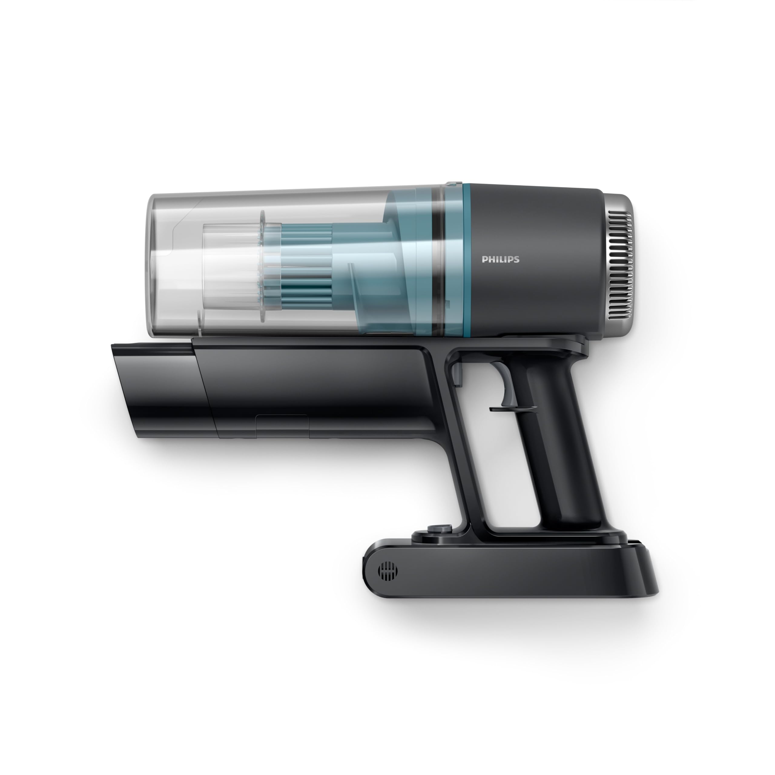 Philips Kabelloser Staubsauger der Serie 3000, Leistungsstarke Saugleistung auf Hartböden, 60 Minuten Laufzeit, Düse mit LED-Licht, Fugen und Kombinationsdüse, Austauschbarer Akku(XC3031/01)