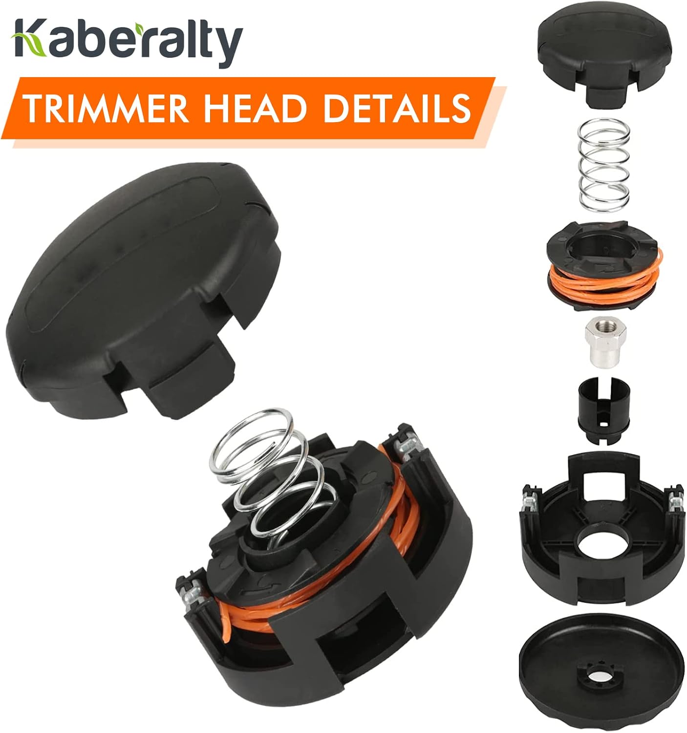 Speed Feed 400 Trimmer Head Compatible with Echo SRM 225 SRM210 SRM230 SRM250 SRM251 SRM260 SRM261 PAS210 PAS225 PAS230 PAS260 Shiandaiwa T195S T220 T222 T230 T231 Trimmer Bump Feed