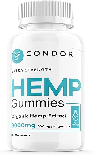 Trimedix CondorHemp Pro - Gomitas de cáñamo para 90 días gomitas de extracto completo CondorHemp Pro CondorGummies de cáñamo orgánico CondorGummys