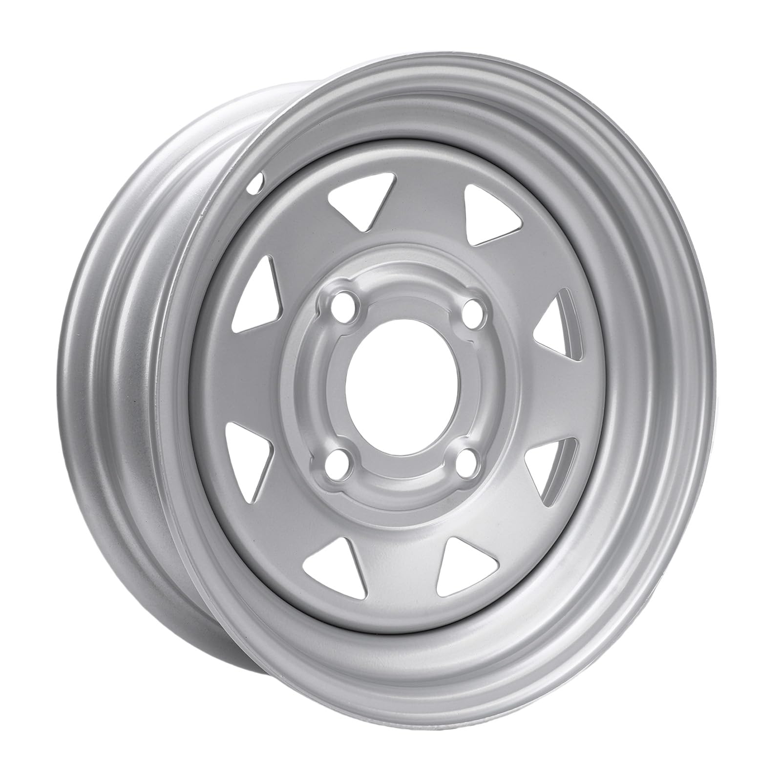 Akozon Koło Przyczepy 12x4, Wzór śrub 4-114.3, Stop Aluminium, for Przyczep