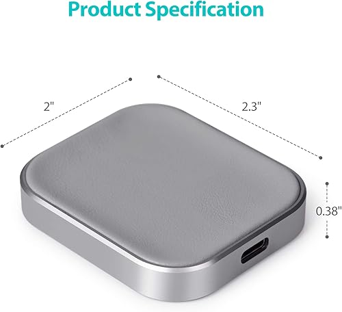 Miniatura 6 de Cargador AirPods Pro - Estación de carga inalámbrica para AirPods 4 (con cancelación activa de ruido)32, gris