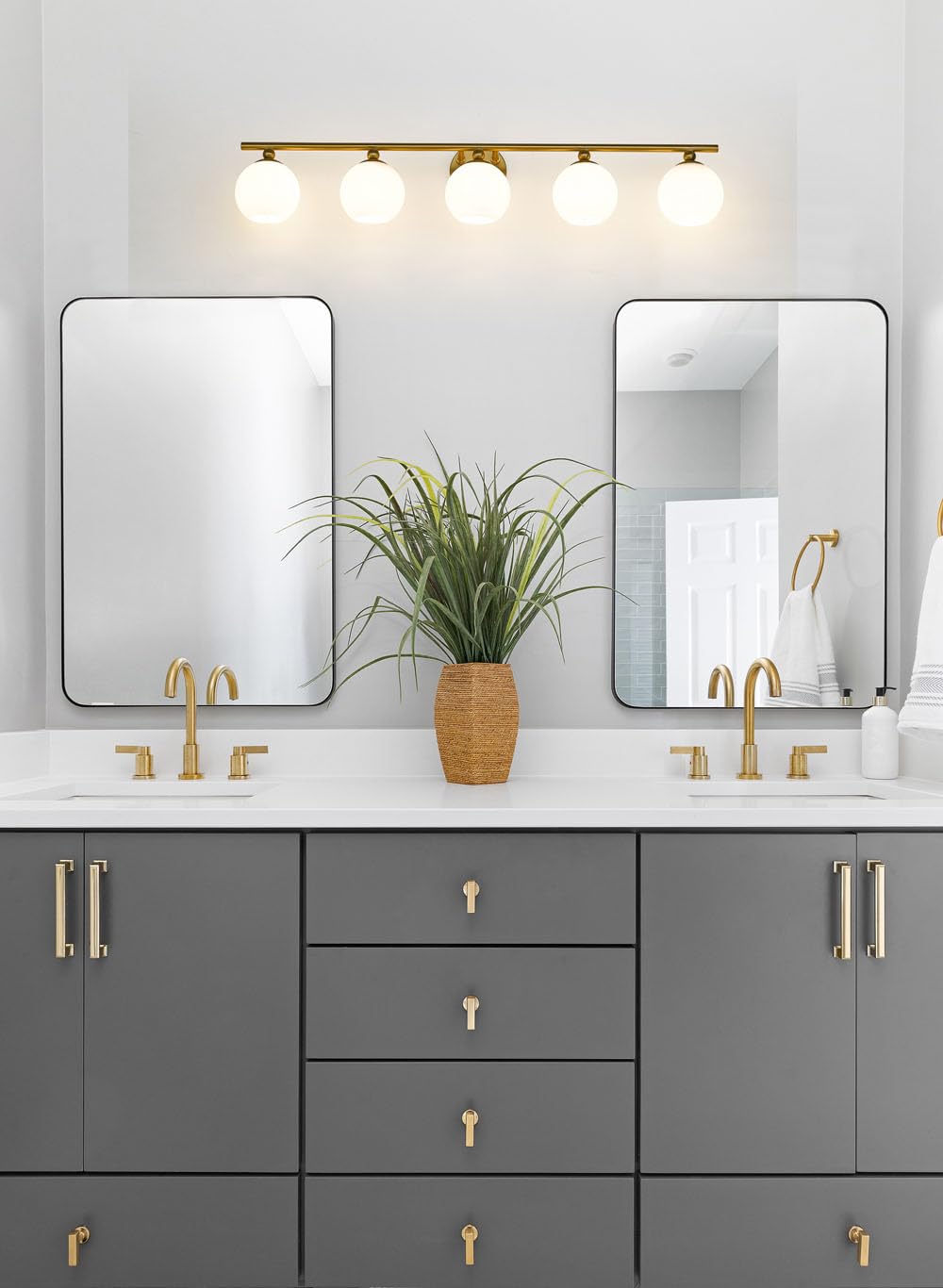Z-Lite 1100-5V-BN Neoma - 5 Light Bath Vanity in Modern