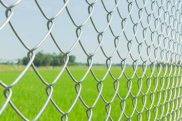 Fencing Chain Link net for Fencing mesh D Fence Wire Height 4 Feet/Length: 40 Feet Diameter:2.6 mm Size 4x4 inches Ideal for Fencing(12 Gauge Wire)