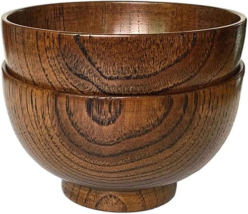 Miniatura 13 de Tazón de madera hecho a mano, taza, para arroz, sopa, inmersión, café, té, decoración