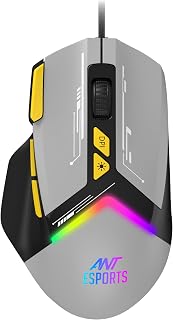 Ant Esports GM333 RGB Wired Gaming Mouse 12800 DPI Optical Mouse 1000Hz Polling Rate 8 Programmable Buttons Huano Switches Price In India