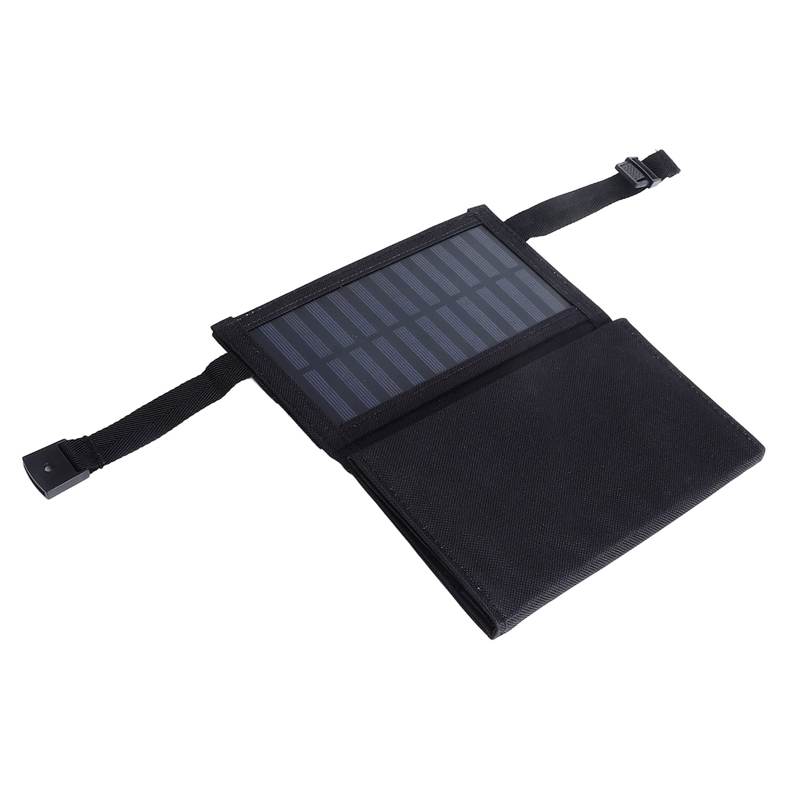 Chargeur Solaire 20W, Banque d'alimentation Portable extérieure avec 4 Panneaux solaires, Batterie Externe à Charge Rapide Compatible avec Les Smartphones, tablettes, etc.(20W)