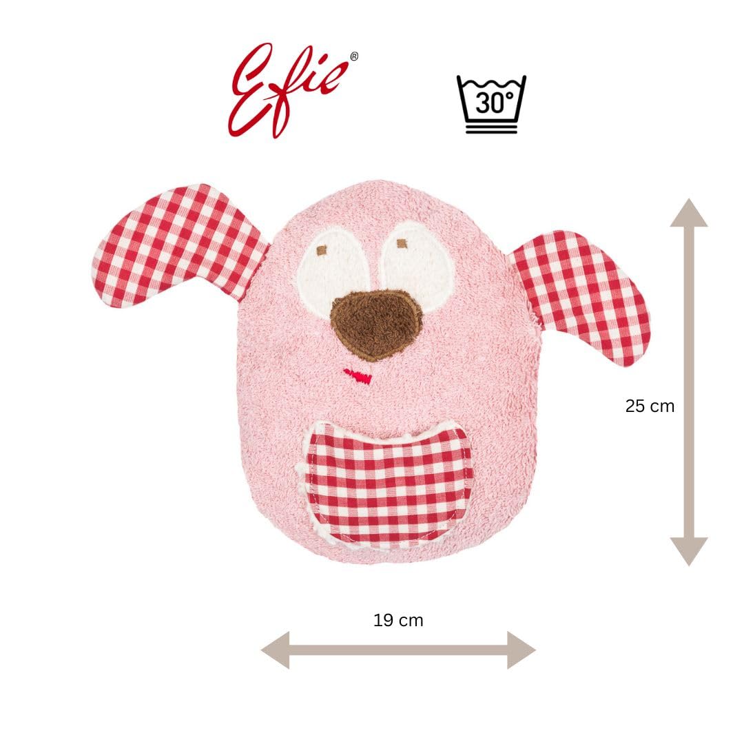 Efie Kirschkern-Bio-Wärmekissen, rosa, kontrolliert biologischer Anbau (organic), Made in Germany
