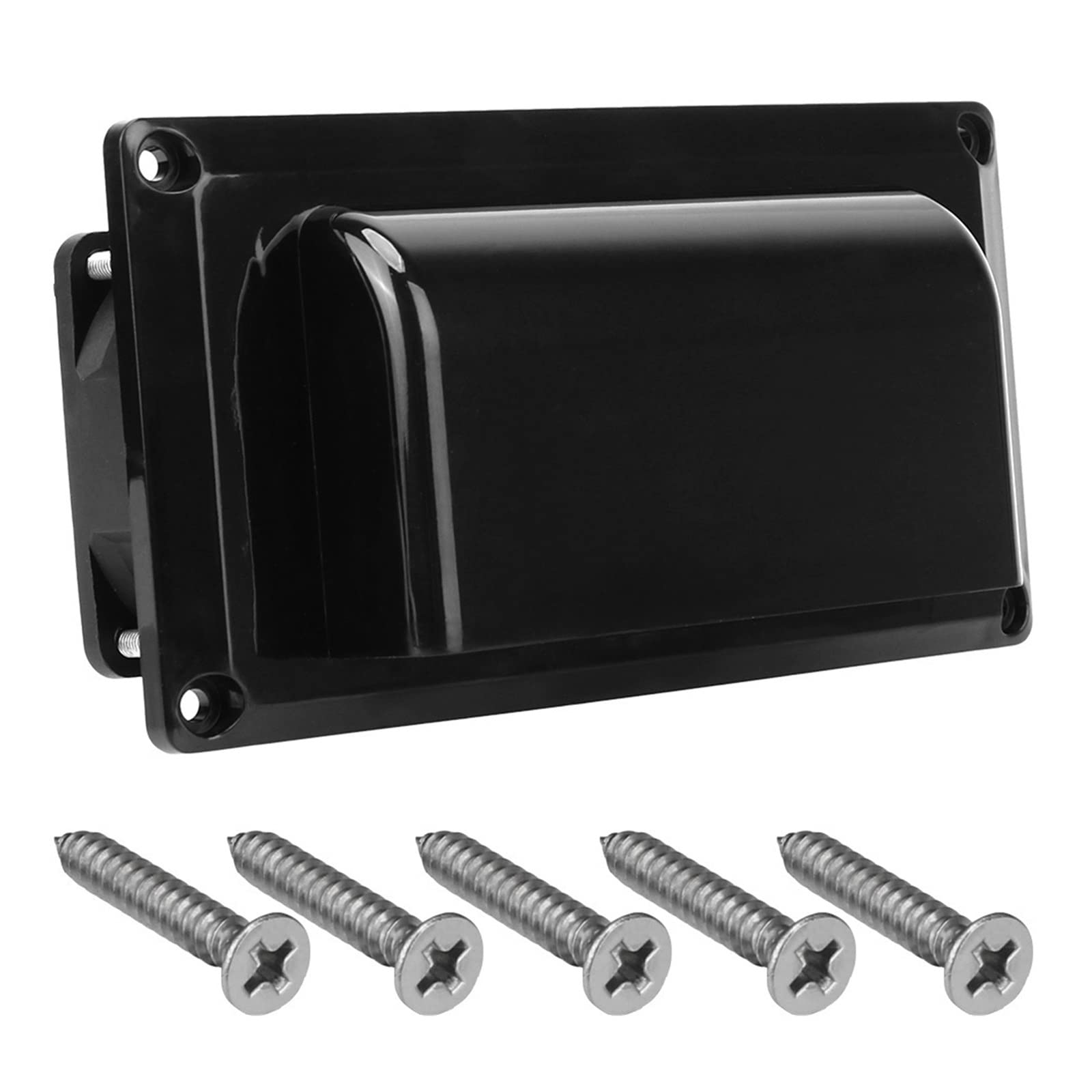 Kogedss Nero Caravan Side Air Vent Ventilation Car Accessories For Camper Trailer Motorhome Boat Marine Yacht 12V 25W Exhaust Fan(Nero)