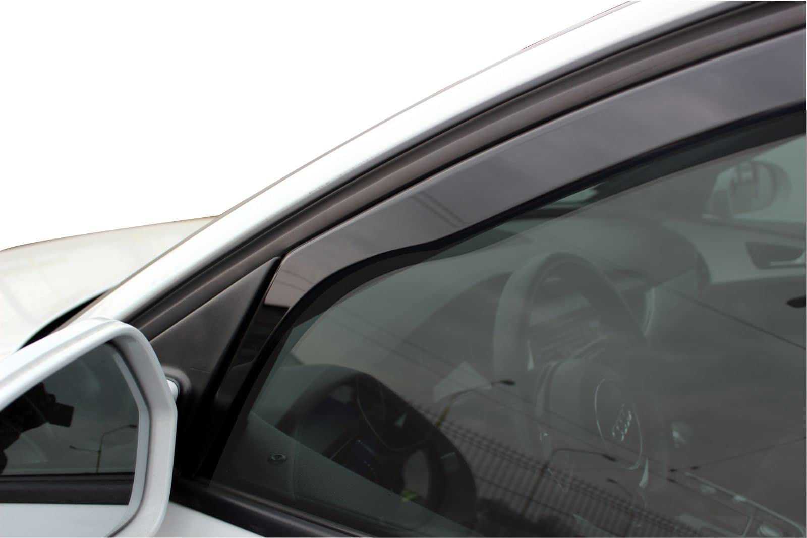 J&J AUTOMOTIVE HEKO Windabweiser für Audi A6 C7 4/5-Türer 2011-2018, 2tlg