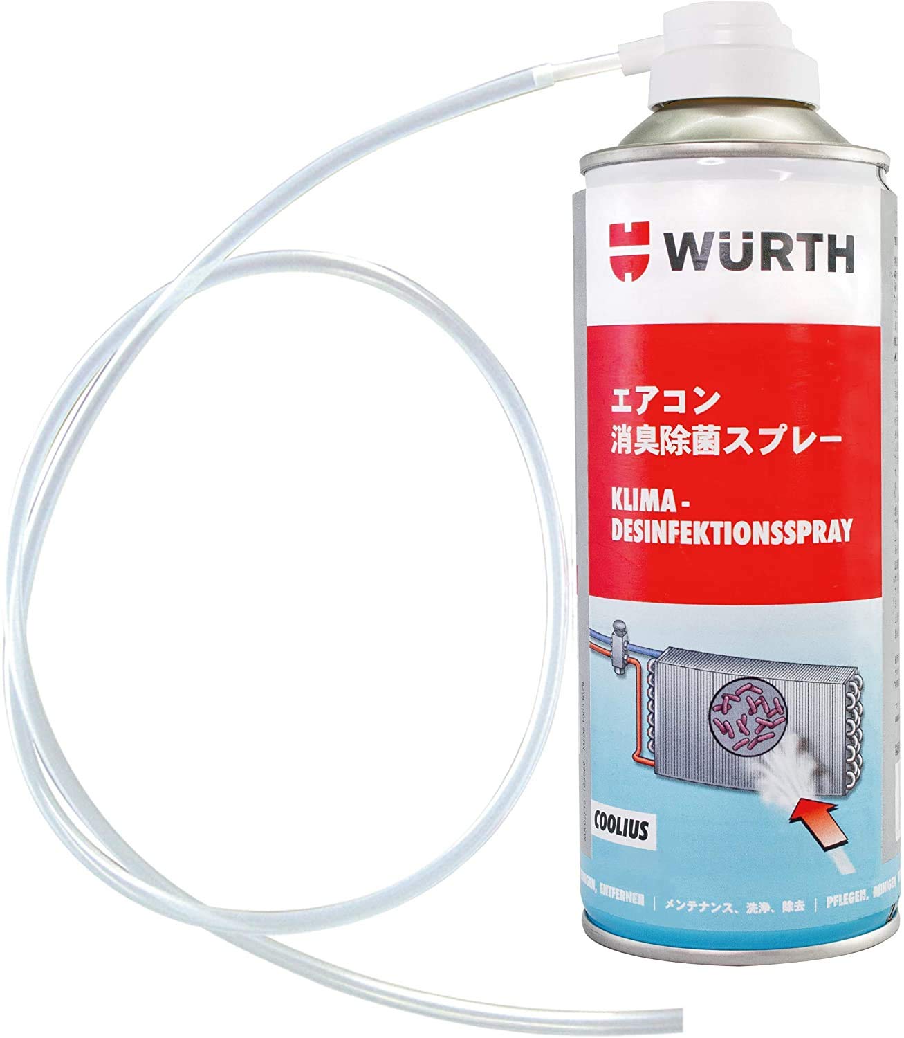 Amazon | ウルト(WUERTH) エアコン消臭除菌スプレー 300ML (エバポ