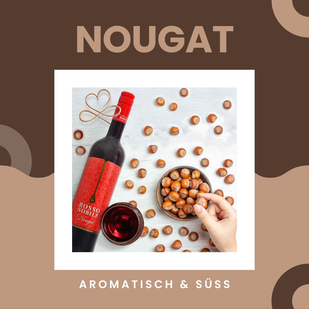 Weinpaket „Süße Versuchung“ | 12x Aromatisierte Weine | 3x Rosso Nobile Cioccolata, 3x Vaniglia, 2x Nougat, 2x Cherry & 2x Marzipan | Für Liebhaber süßer Aromen | 12x 750ml
