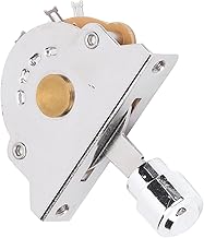 Interruptor de captação, acabamento requintado resistente e durável de 3 vias Interruptor de captação de metal para amantes da música para iniciantes