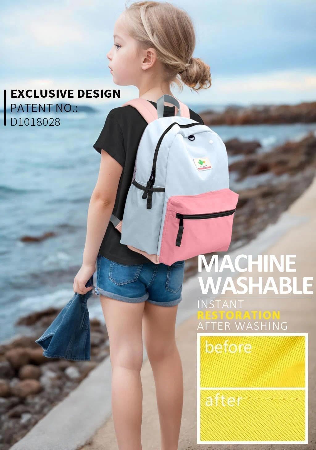 Preschool Toddler Backpack For Boys Girls, School Mini & Travel, Small Kids Child Backpacks, Kindergarten Elementary bag, 11.6" H - Image 3