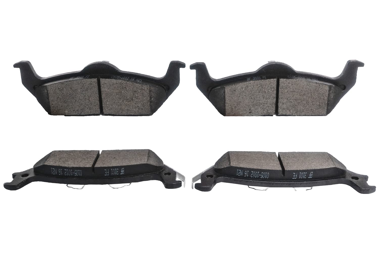 Ceramic Rear Brake Pads Set D1012 Replacement For 2004-2011 Ford F-150 2006-2008 Lincoln Mark LT