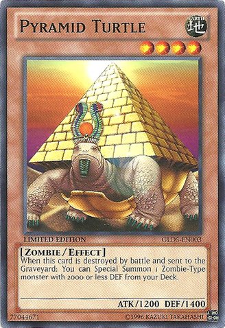 Amazon.com: Yu-Gi-Oh! - Pyramid Turtle (GLD5-EN003) - Gold Series