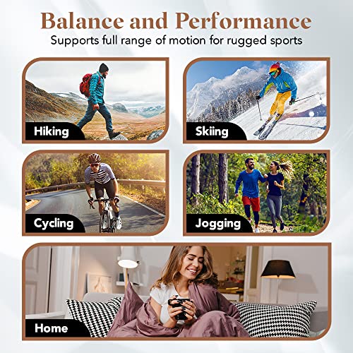 Debra Weitzner 6 Pairs Merino Wool Thermal Socks Men And Women Warm Cushioned Hiking Crew Socks For Hunting Winter Etc Long Survival Boot Socks Moisture Wicking Assortment 10-13 #TOP5