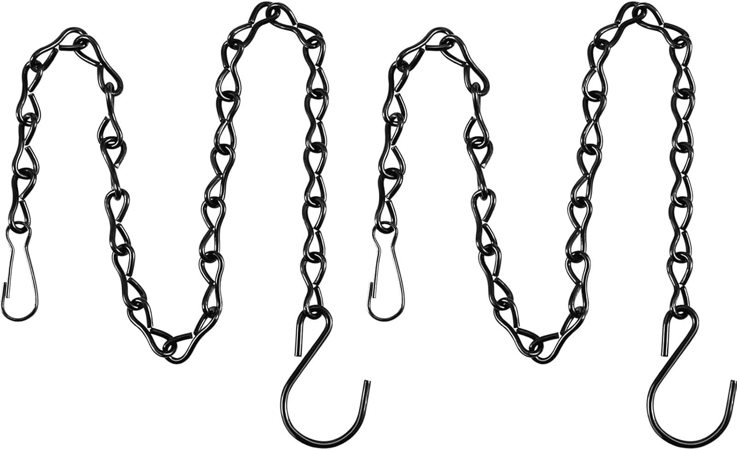 2 Pcs Hanging Chain for Bird Feeders, Planters, Lanterns and Ornaments (35 Inch,Black)-image-45