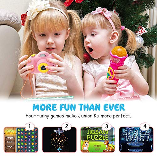 image for VanTop Junior K5 Kids Camera, 1080P HD Mini Video Camera for Children 
