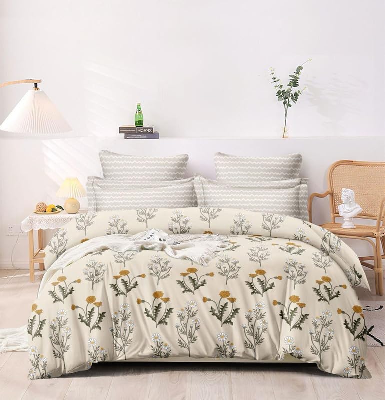 Super Quality Glace Cotton Quilt Cover/Duvet Cover/rajai/ 210 Thread Count, Zipper Closure (Size 60x90) Inches Set of 1 DVT-IPR 30