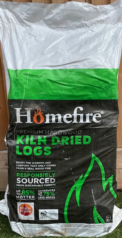 PREMIUM KILN DRIED LOGS 20KG / 60 L LARGE HANDY BAG