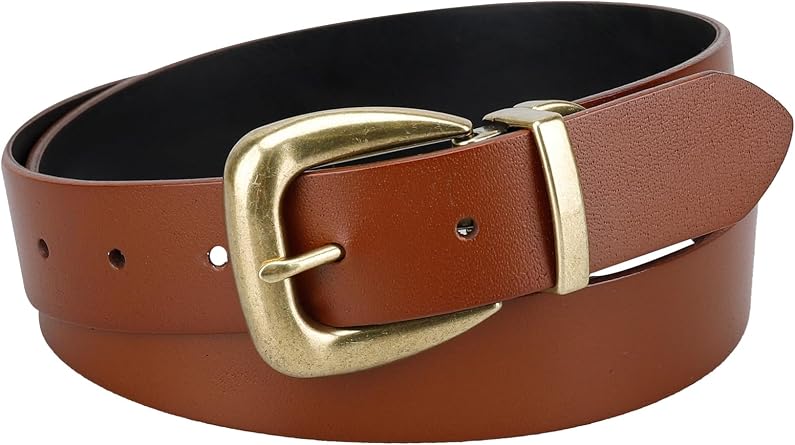 Levis Womens Two-in-one Reversible Casual Jean Belt