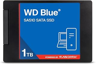 WD Blue SA510 2,5”/7mm SATA SSD interner Speicher 1 TB (bis zu 560 MB/s, 3D NAND, Acronis True Image, SANDISK Dashboard)